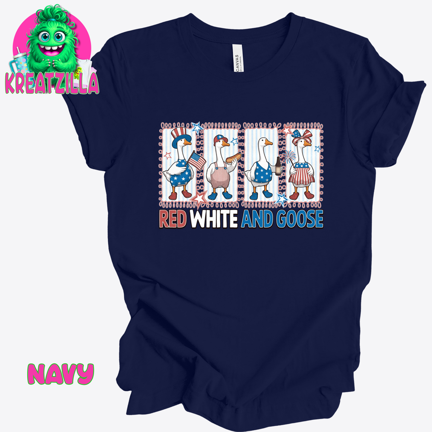 Red White and Goose T-Shirt