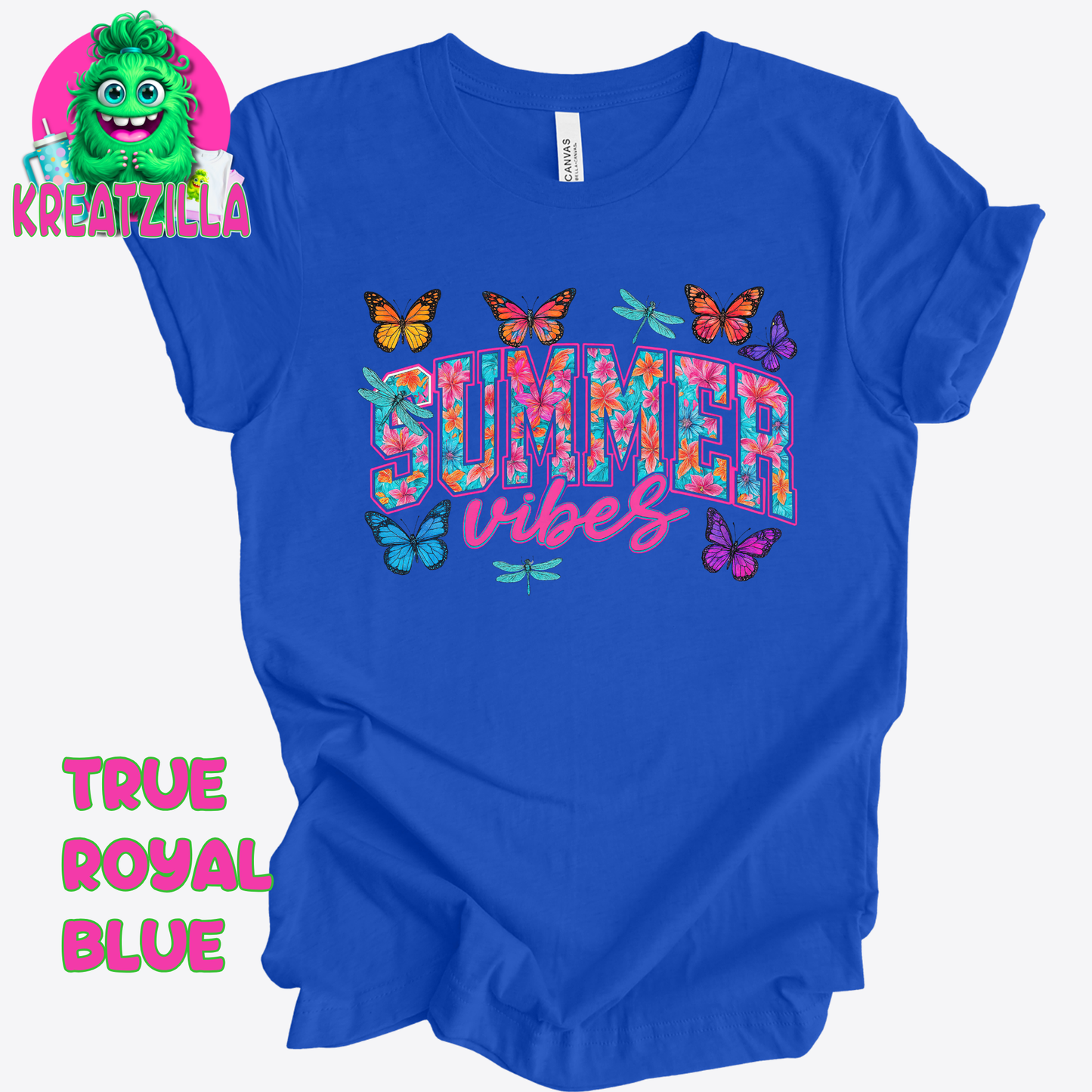 Summer Vibes Butterflies T-Shirt