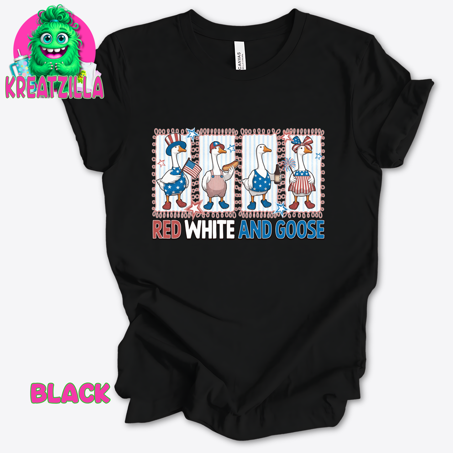 Red White and Goose T-Shirt