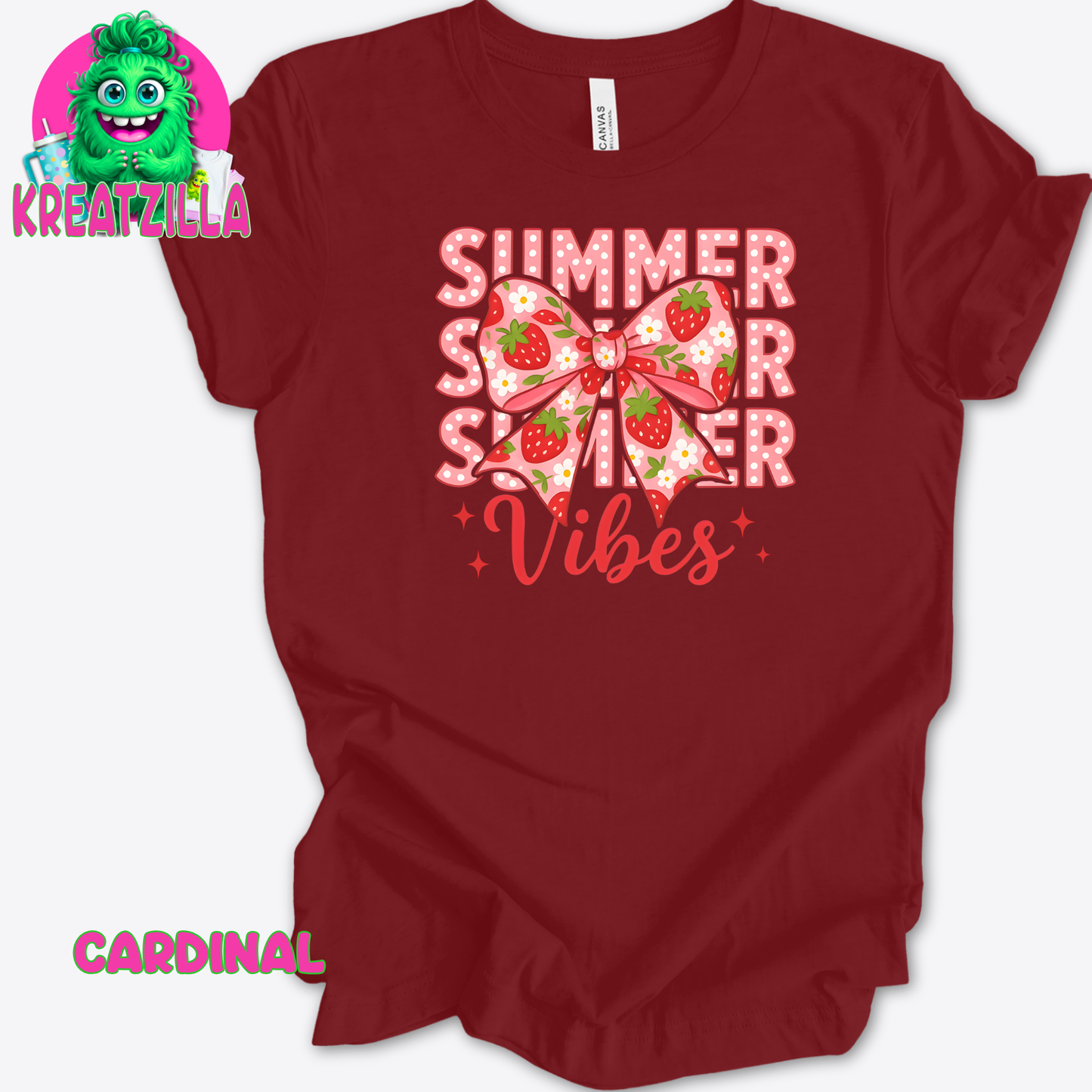 Summer Vibes Strawberries T-Shirt