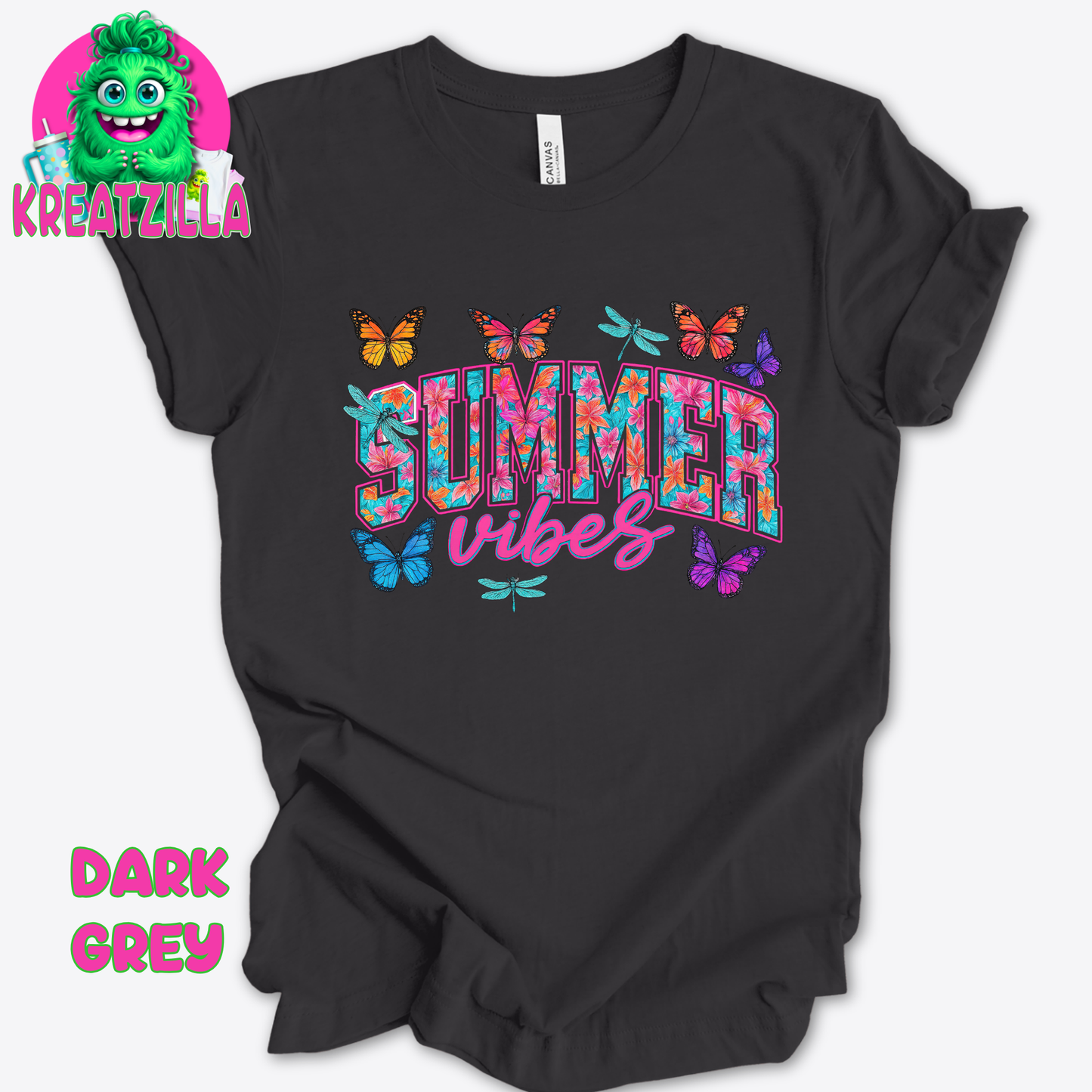 Summer Vibes Butterflies T-Shirt