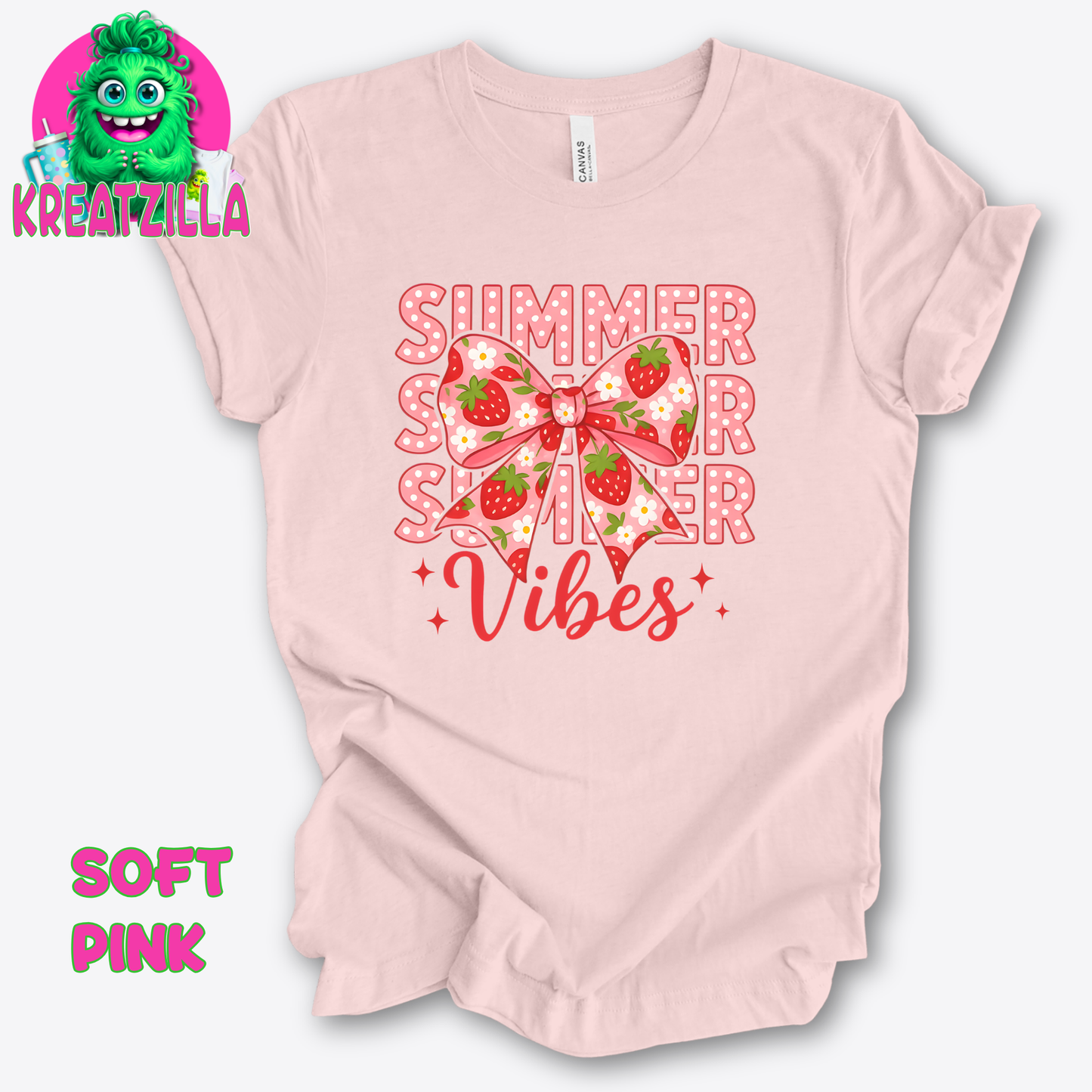 Summer Vibes Strawberries T-Shirt