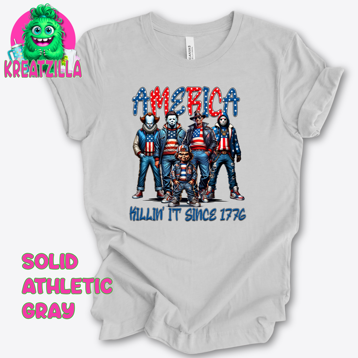 Horror Patriotic T-Shirt