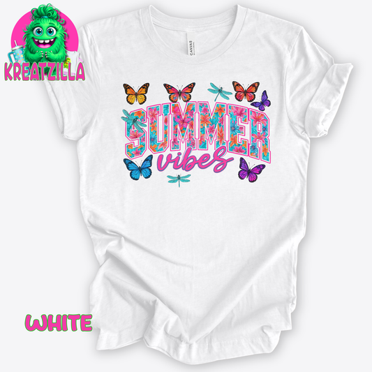 Summer Vibes Butterflies T-Shirt